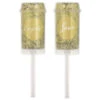 AMS Confetti Wedding Pushup Popper Gold 2ct