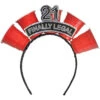 AMS Finally 21 Birthday Shot Glass Headband 1ct