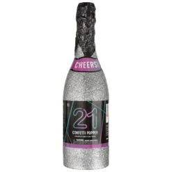 AMS Finally 21 Happy Birthday Confetti Bottle Popper 1ct