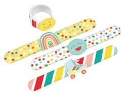 AMS All Smiles Slap Bracelets 4ct