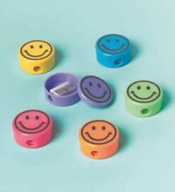 AMS Smile Pencil Sharpener Favors 12ct