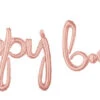 AMS Balloon Script Phrase Happy Bday Rose Gold 1ct 3 AMS Balloon Script Phrase Happy Bday Rose Gold 1ct -Toy World 3915731