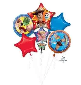 Anagram Toy Story 4 Foil Balloon Bouquet 5ct 1 Anagram Toy Story 4 Foil Balloon Bouquet 5ct