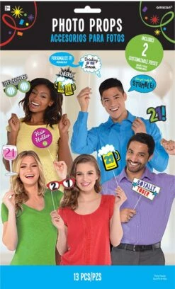 AMS 21st Birthday Photo Prop 13ct