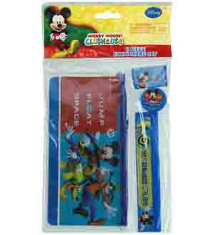 Mickey Clubhouse 4pc Stationery Set 1 Mickey Clubhouse 4pc Stationery Set