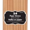 AMS Rose Gold Paper Straw 24ct 3 AMS Rose Gold Paper Straw 24ct -Toy World 400123.143