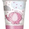 Umbrellaphants Pink 9oz Cup 8ct -Toy World 41656