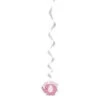 Umbrellaphants Pink Hanging 26 Inch Swirl Decorations 3ct 3 Umbrellaphants Pink Hanging 26 Inch Swirl Decorations 3ct -Toy World 41672