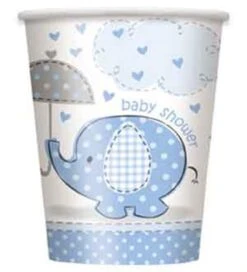 Umbrellaphants Blue 9oz Cup 8ct