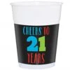 AMS Brilliant Birthday 21st Cup 25ct -Toy World 421566