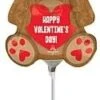 14 Inch Anagram Happy Valentine's Day Cuddly Bear Foil Balloon -Toy World 4366802