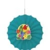 Tropical Island Luau 12" Paper Fan -Toy World 43691
