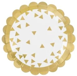 AMS Yay Cocktail Party Plate 5.75in 36ct - Scallop