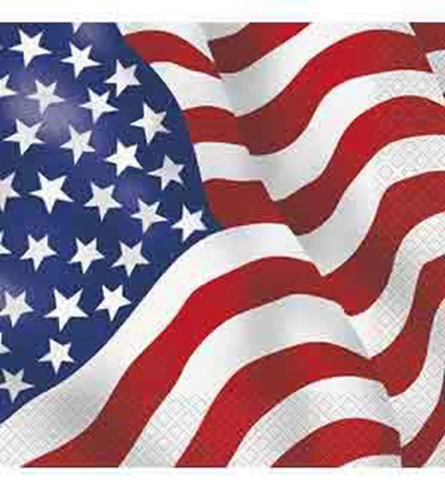 USA Flag Napkin (L) 16ct 1 USA Flag Napkin (L) 16ct