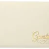 AMS Ivory Paper Guest Book With Gold Detail 1ct