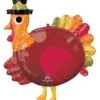 Anagram Thanksgiving Turkey 31in Foil Balloon FLAT