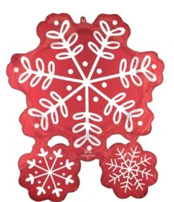 Anagram Christmas Nordic Snowflake 31 Inch Foil Balloon 1ct