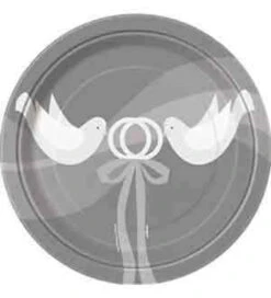 Silver Wedding Plate (S) 8ct