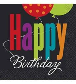 Birthday Cheer Beverage Napkin 16ct