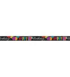 Birthday Cheer Foil Banner 80th