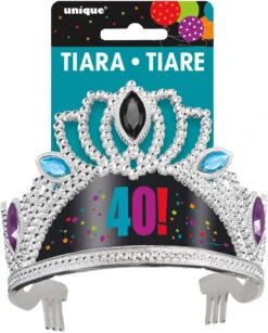 Birthday Cheer Tiara - 40th