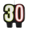 Birthday Cheer Birthday Candle - 30th -Toy World 46003