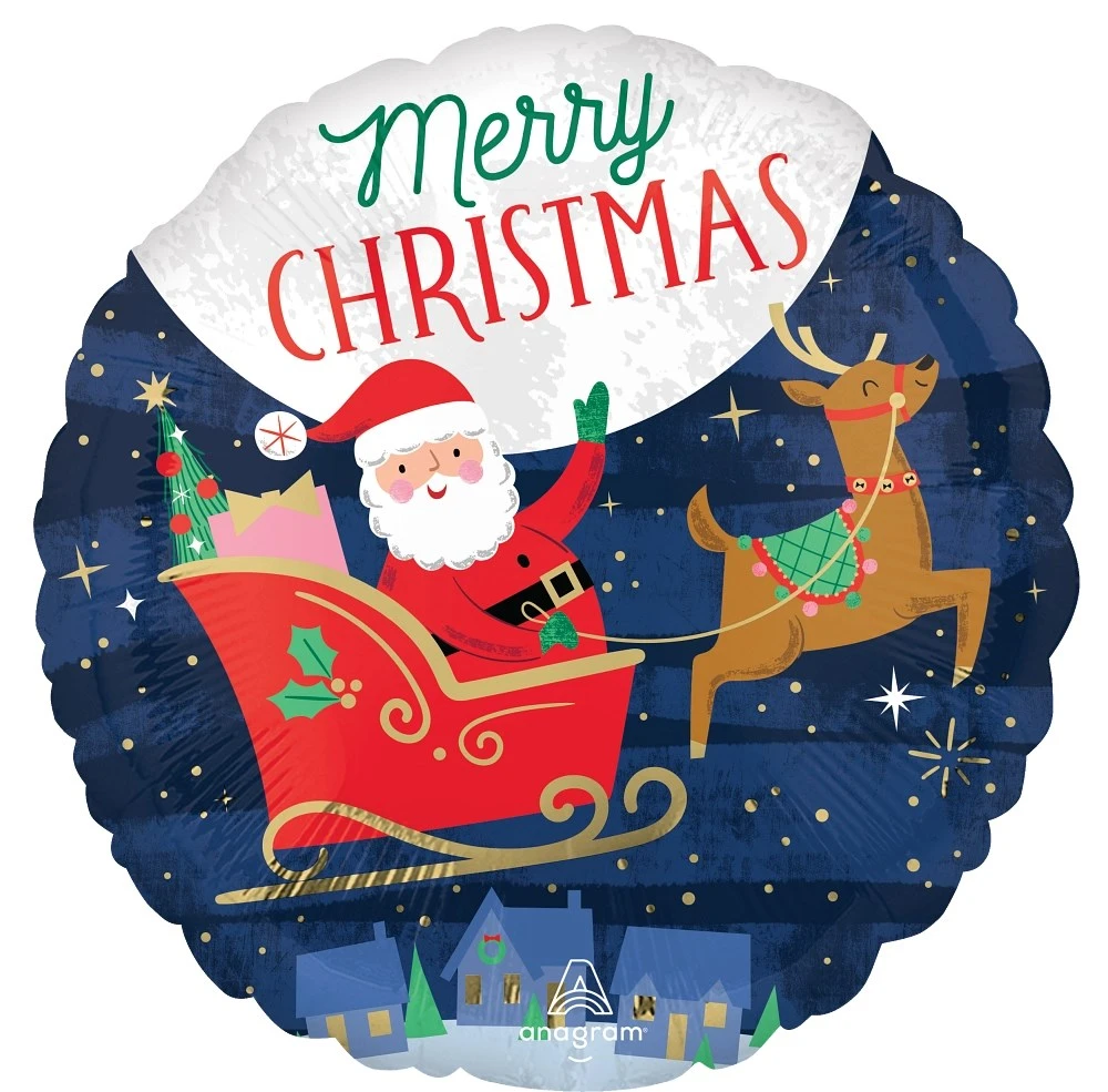 Anagram Christmas Starry Night 17 Inch Foil Balloon 1ct 1 Anagram Christmas Starry Night 17 Inch Foil Balloon 1ct