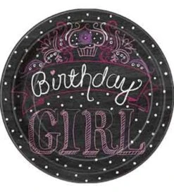 Birthday Sweets Plate (L) 8ct