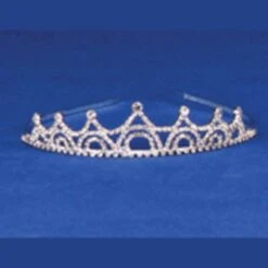 Tiara With Rhinestone 1in