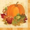 Pumpkin Harvest Luncheon Napkins, 16ct -Toy World 49252