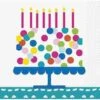 Confetti Cake Birthday Napkin (S) 16ct -Toy World 49601