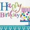 Confetti Cake Birthday Napkin (L) 16ct -Toy World 49602