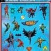 Justice League Sticker Sheets, 4ct 2 Justice League Sticker Sheets, 4ct -Toy World 49969 1