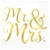 AMS Mr And Mrs Beverage Napkin 16ct