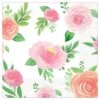 AMS Floral Baby Beverage Napkins 16ct -Toy World 502165