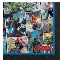 AMS Marvel Powers Unite Beverage Napkin 16ct