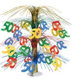 Birthday Age 50 Cascade Centerpiece