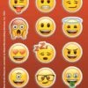 Emoji Faces Puffy Sticker Sheet -Toy World 50580U