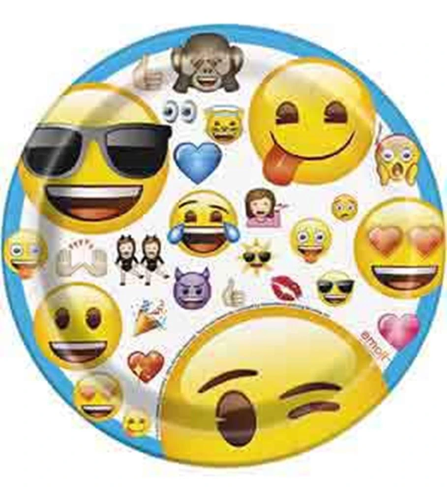 Emoji Plate (S) 8ct 1 Emoji Plate (S) 8ct