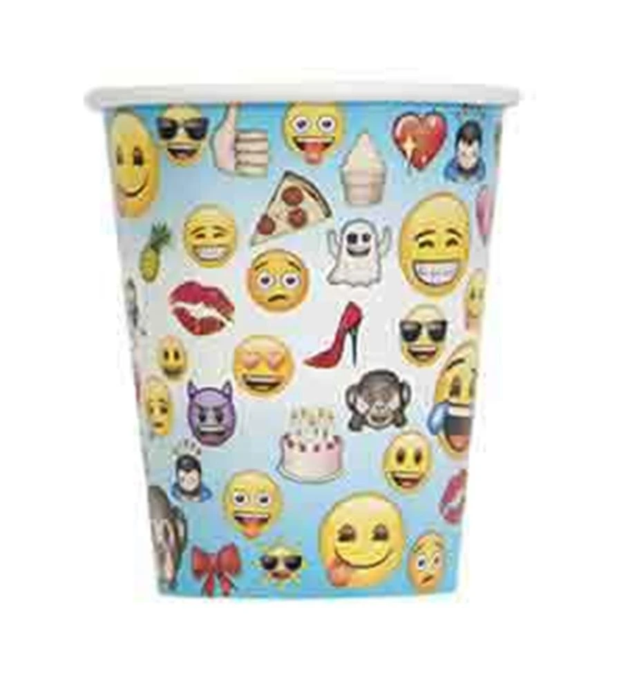 Emoji Cup 9oz 8ct 1 Emoji Cup 9oz 8ct