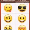 Emoji Color Tattoo Sheets, 4ct