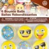 Emoji Bounce Ball 6ct