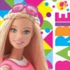 AMS Barbie Sparkle Napkin (L) 16ct -Toy World 511507