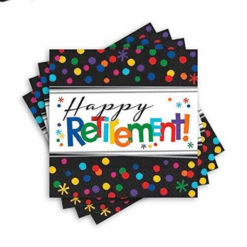 AMS Offically Retired Luncheon Napkins 16ct