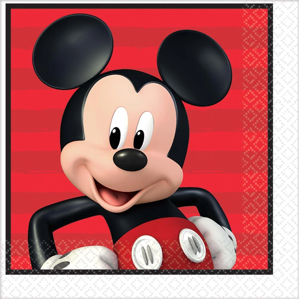 AMS Mickey On The Go Napkin (L) 16ct 1 AMS Mickey On The Go Napkin (L) 16ct