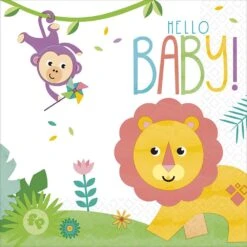 AMS Fisher Price Hello Baby Napkin (L) 16ct