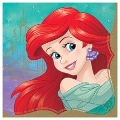 AMS Disney Princess Luncheon Napkins Ariel 16ct