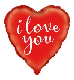 I Love You Red Heart 18 Inch Foil Balloon