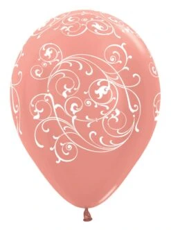 11 Inch Sempertex Filigree - Rose Gold Latex 50ct