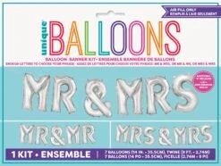 Bridal Mr And Mrs. Customizable Balloon Banner